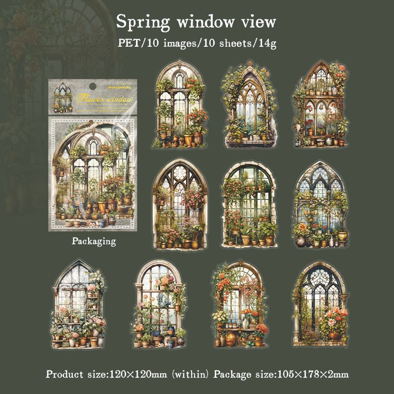 Flower Window Stickers