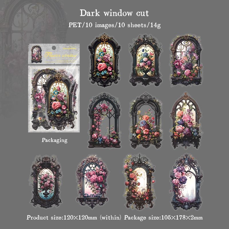 Flower Window Stickers