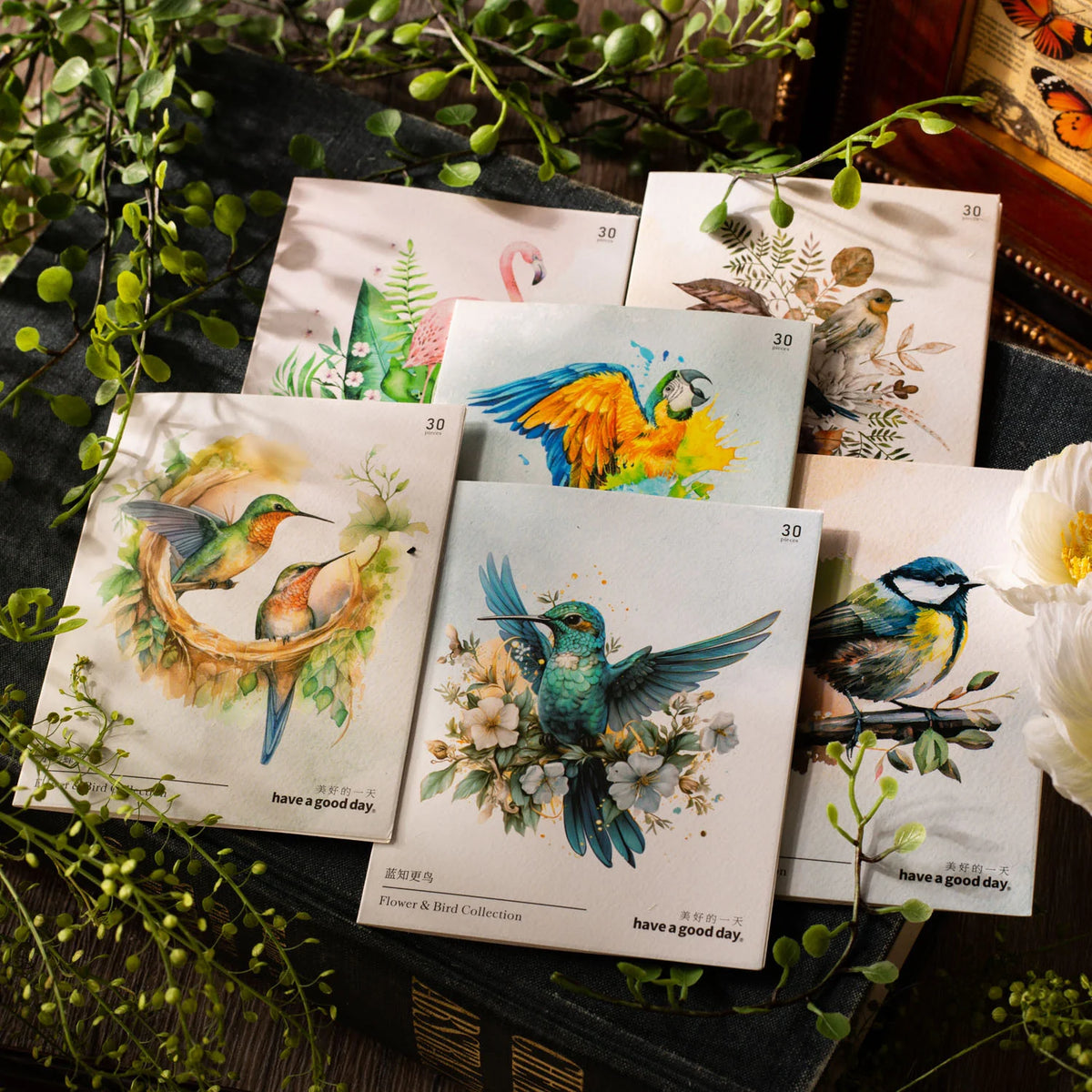 Flower and Birds Stickers — Root & Company