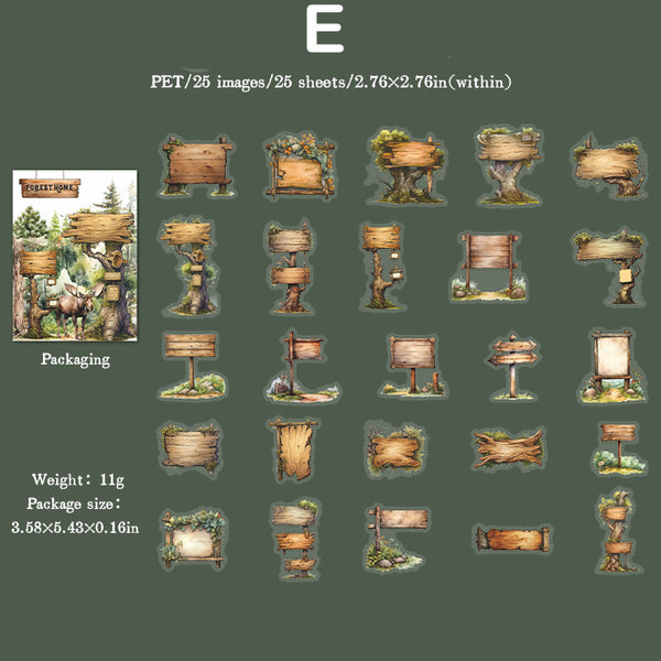 Forest Home Series Sticker