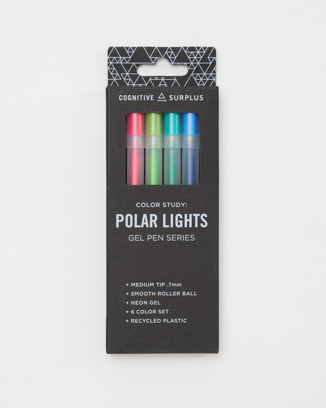 Cognitive Surplus - Polar Lights Neon Gel Pens