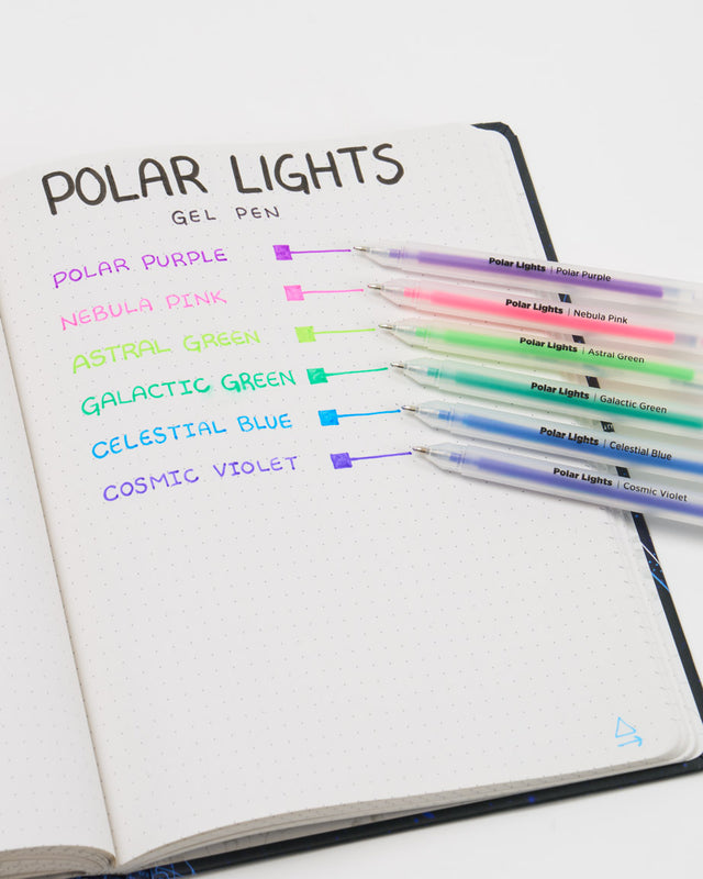Cognitive Surplus - Polar Lights Neon Gel Pens