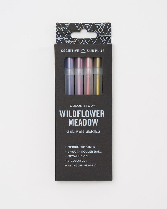 Cognitive Surplus - Wildflower Meadow Metallic Gel Pens