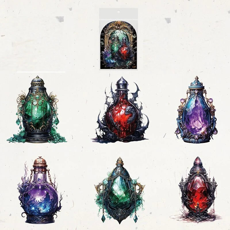 Fantasy Ink Container Fantasy in a Bottle Stickers — Root & Company