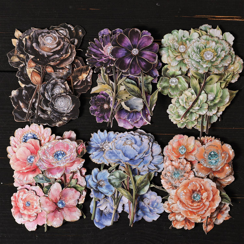 Flower Shadow Illusion – Floral Stickers