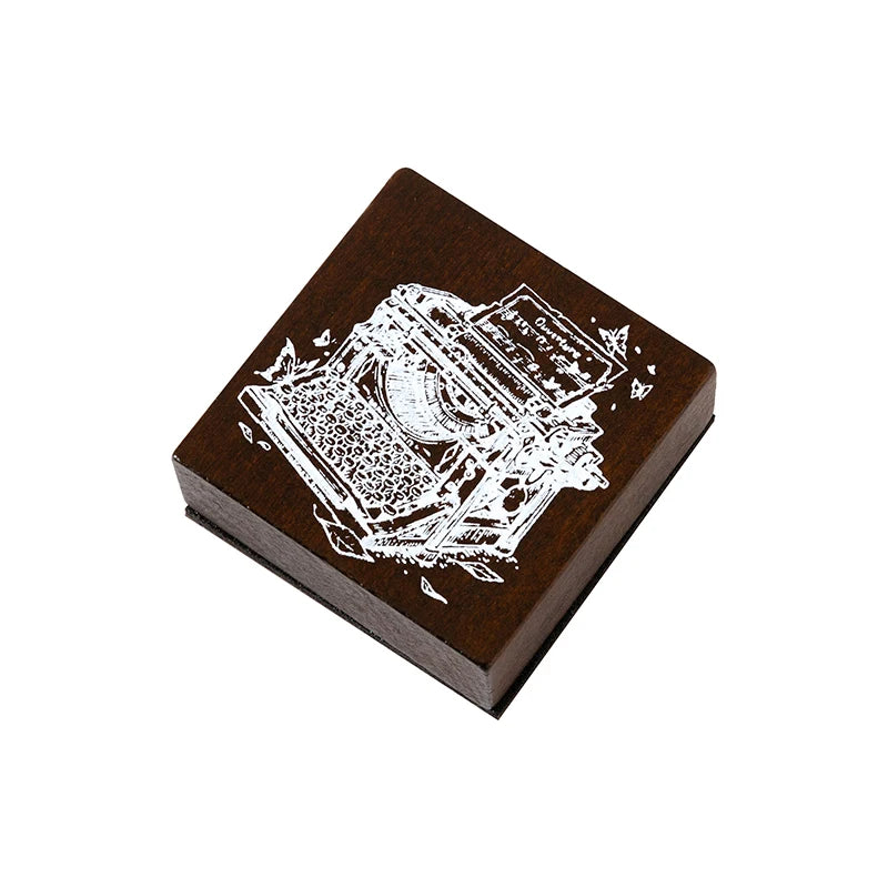 Vintage Classical Wooden Rubber Stamp