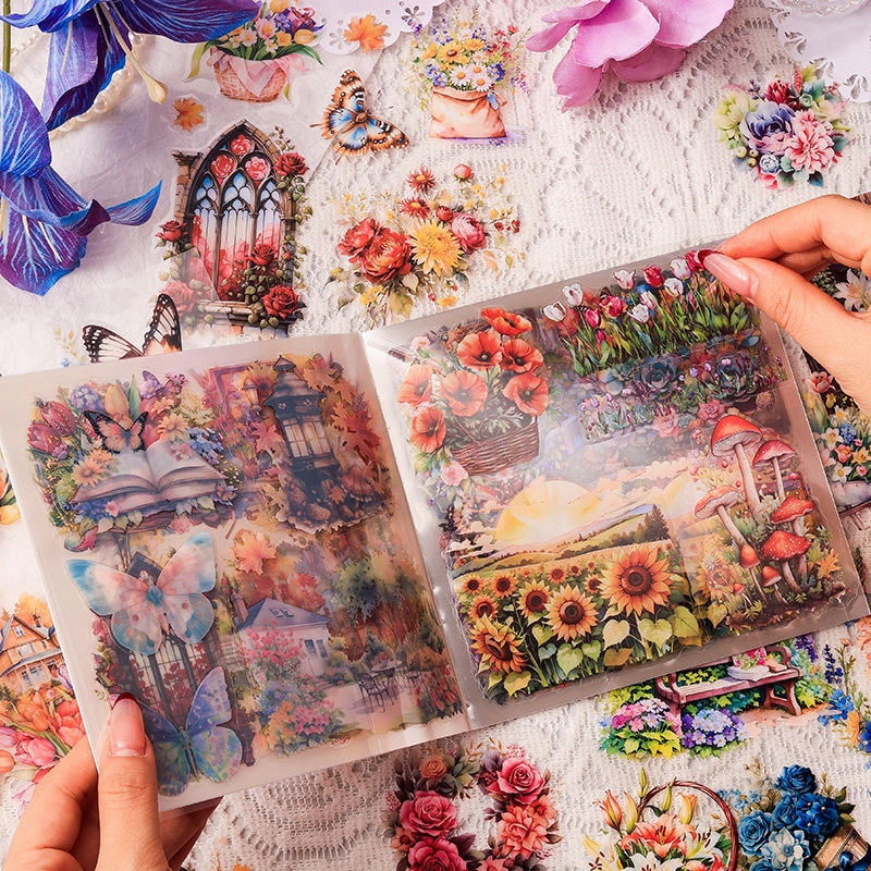 30 Sheets Waterproof Stickers for Scrapbooks, Planners & Journals