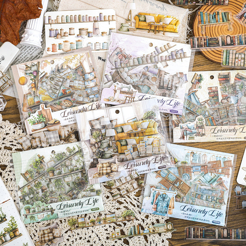 Leisurely Life Sticker Set