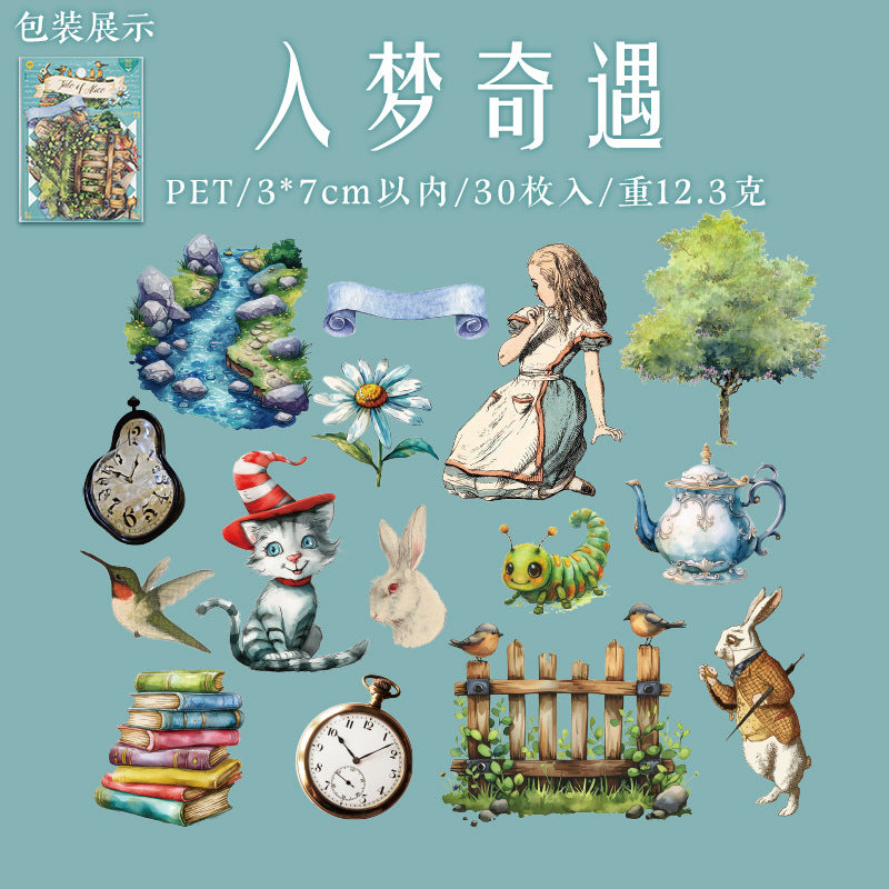 Tale of Alice Scrapbook Sticker Set
