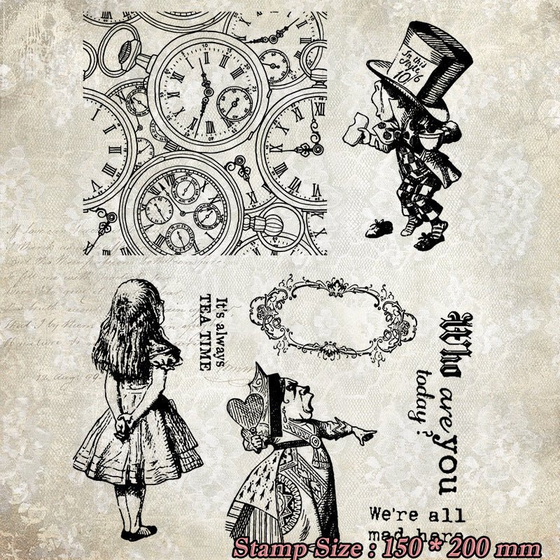 Alice's Adventures in Wonderland Stamp Sets