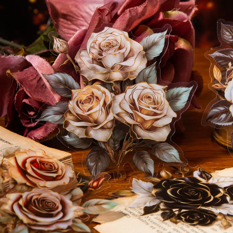 Going to the Rose Series Large Size Rose Stickers