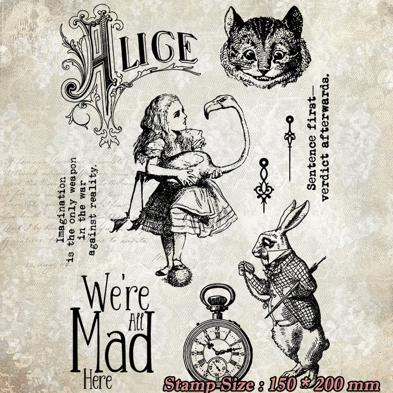 Alice's Adventures in Wonderland Stamp Sets