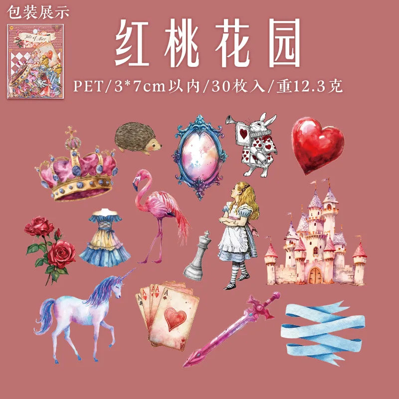 Tale of Alice Scrapbook Sticker Set