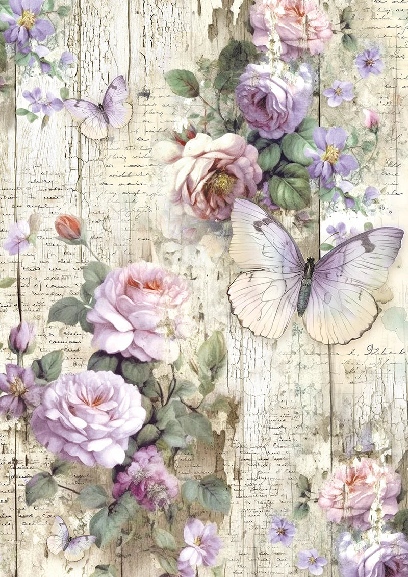 Ciao Bella - Tissue Paper A4 6/Pkg - Whimsical Butterflies