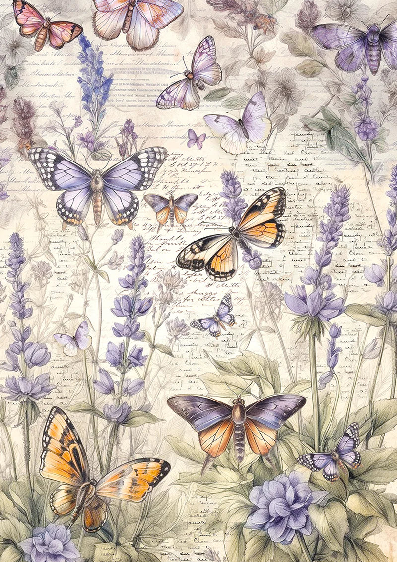 Ciao Bella - Tissue Paper A4 6/Pkg - Whimsical Butterflies