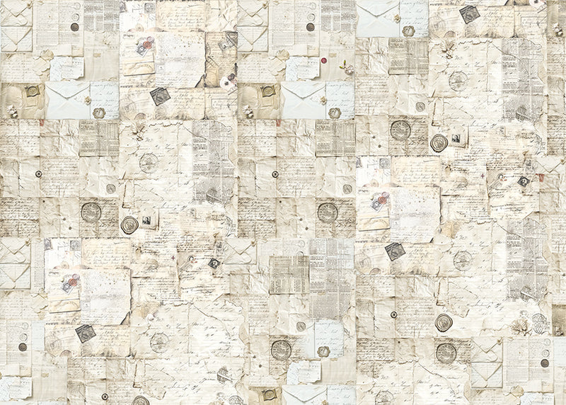 Ciao Bella - Tissue Paper - Antique Handwritten Letter