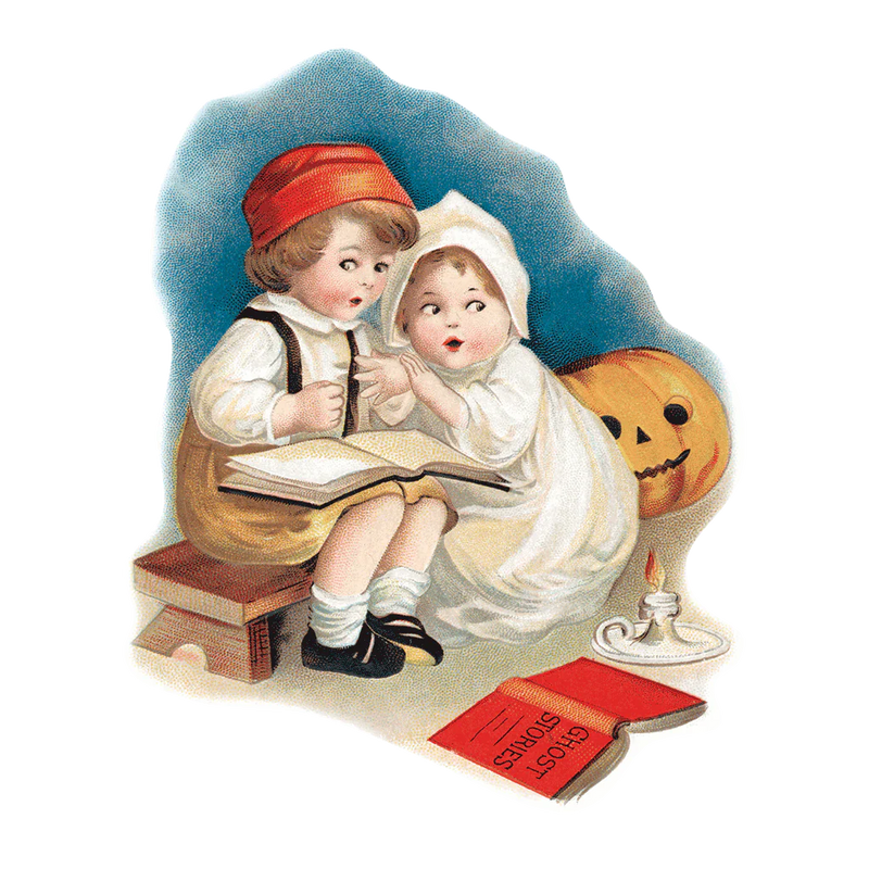 Laughing Elephant - Halloween Labels - Holiday Sticker Box