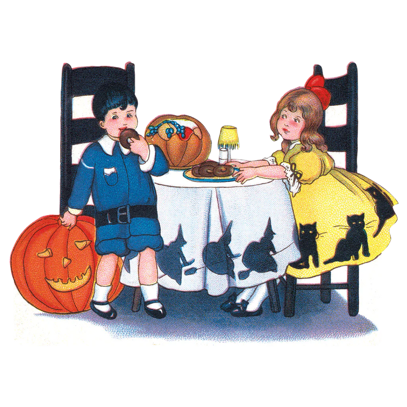 Laughing Elephant - Halloween Labels - Holiday Sticker Box