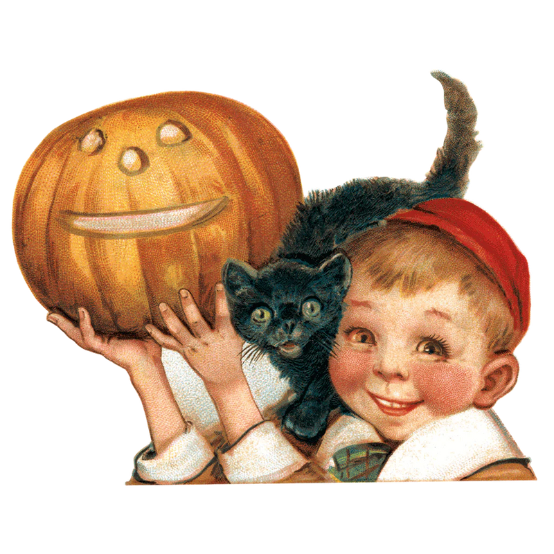 Laughing Elephant - Halloween Labels - Holiday Sticker Box