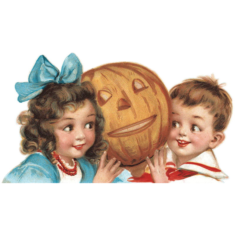 Laughing Elephant - Halloween Labels - Holiday Sticker Box