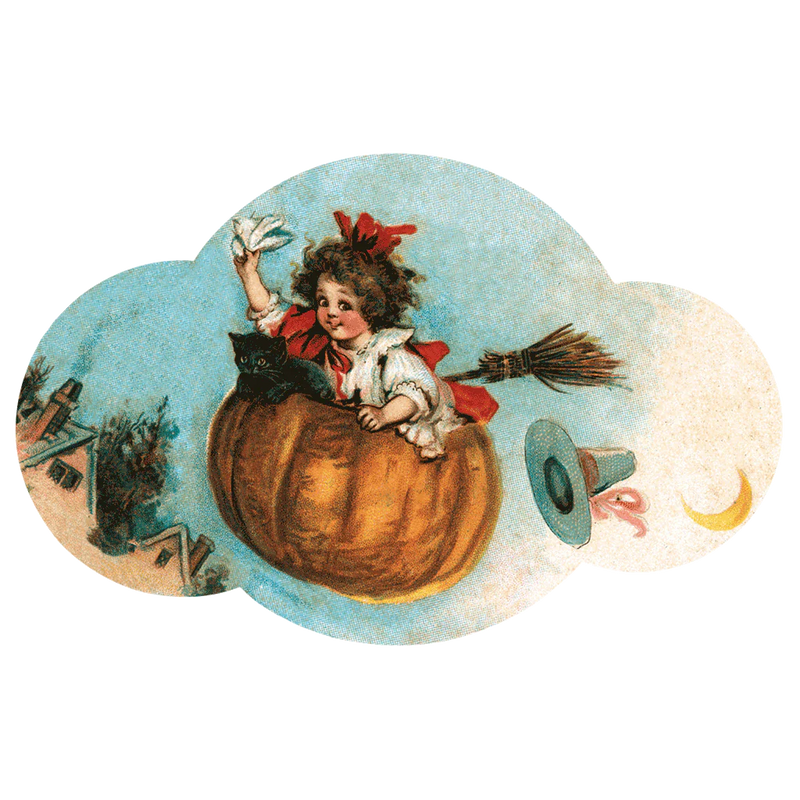 Laughing Elephant - Halloween Labels - Holiday Sticker Box