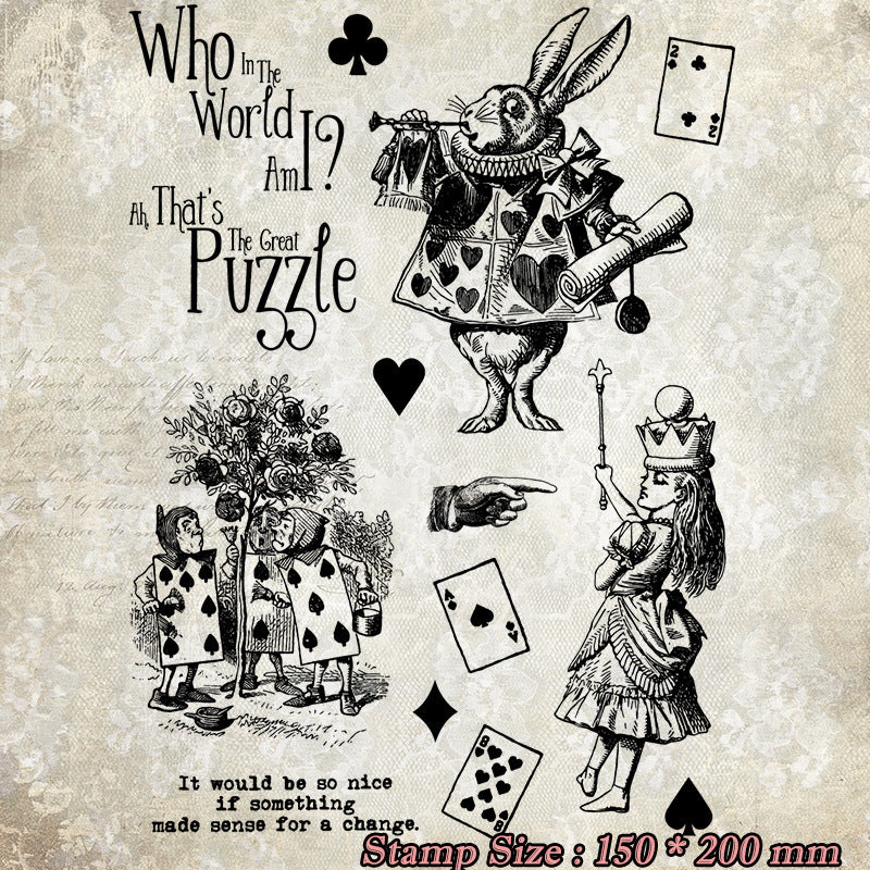 Alice's Adventures in Wonderland Stamp Sets
