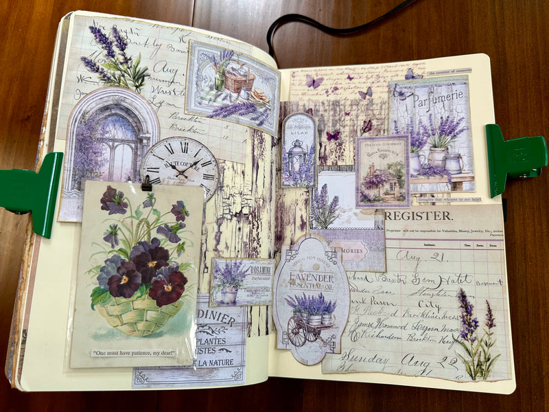 Ciao Bella - Morning In Provence Paper Pad 12"x12" 12/Pkg