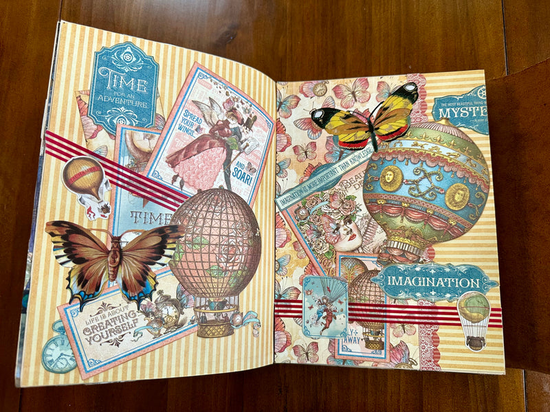 Graphic 45 - Imagine Collector’s Edition 12×12 Pack with Stickers