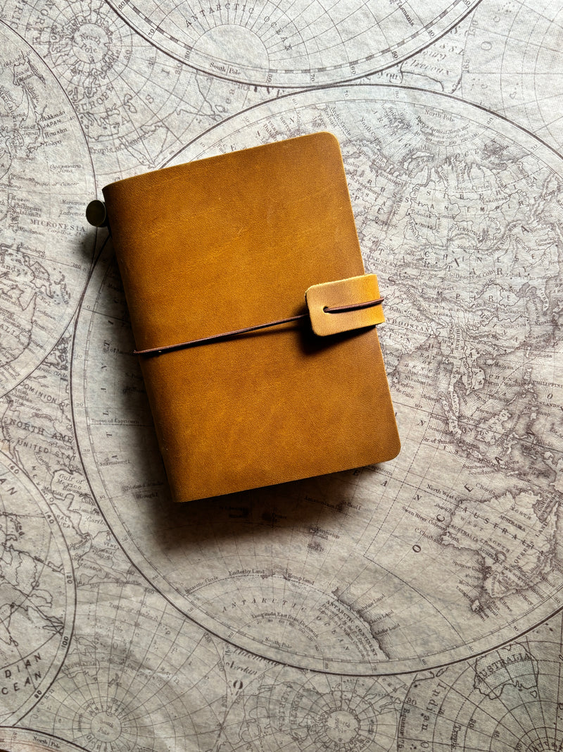 Root and Company - Full Grain Leather Journal – Passport Notebook