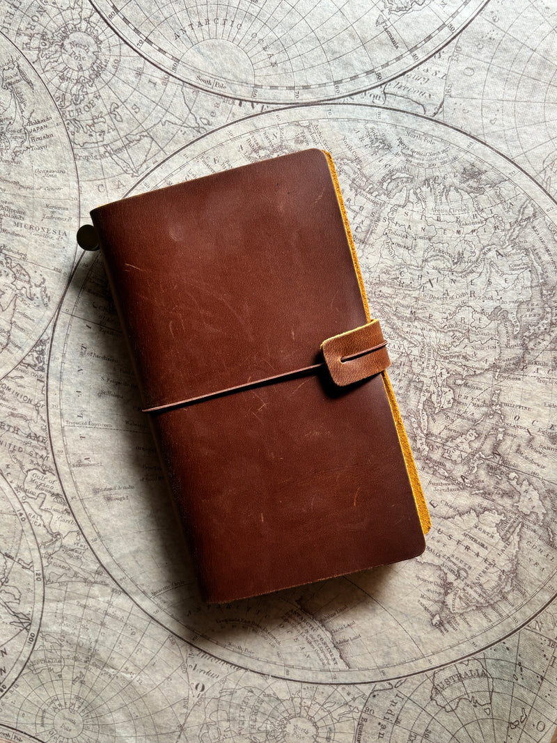 Root and Company - Full Grain Leather Journal – Slim Notebook