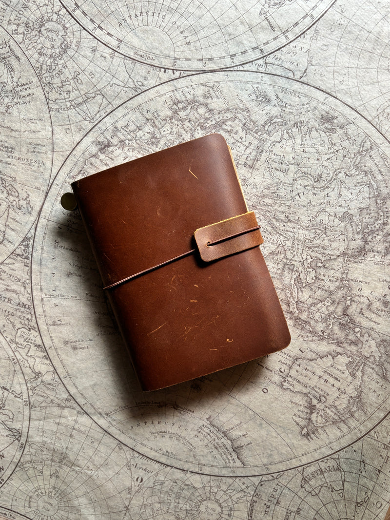 Root and Company - Full Grain Leather Journal – Passport Notebook