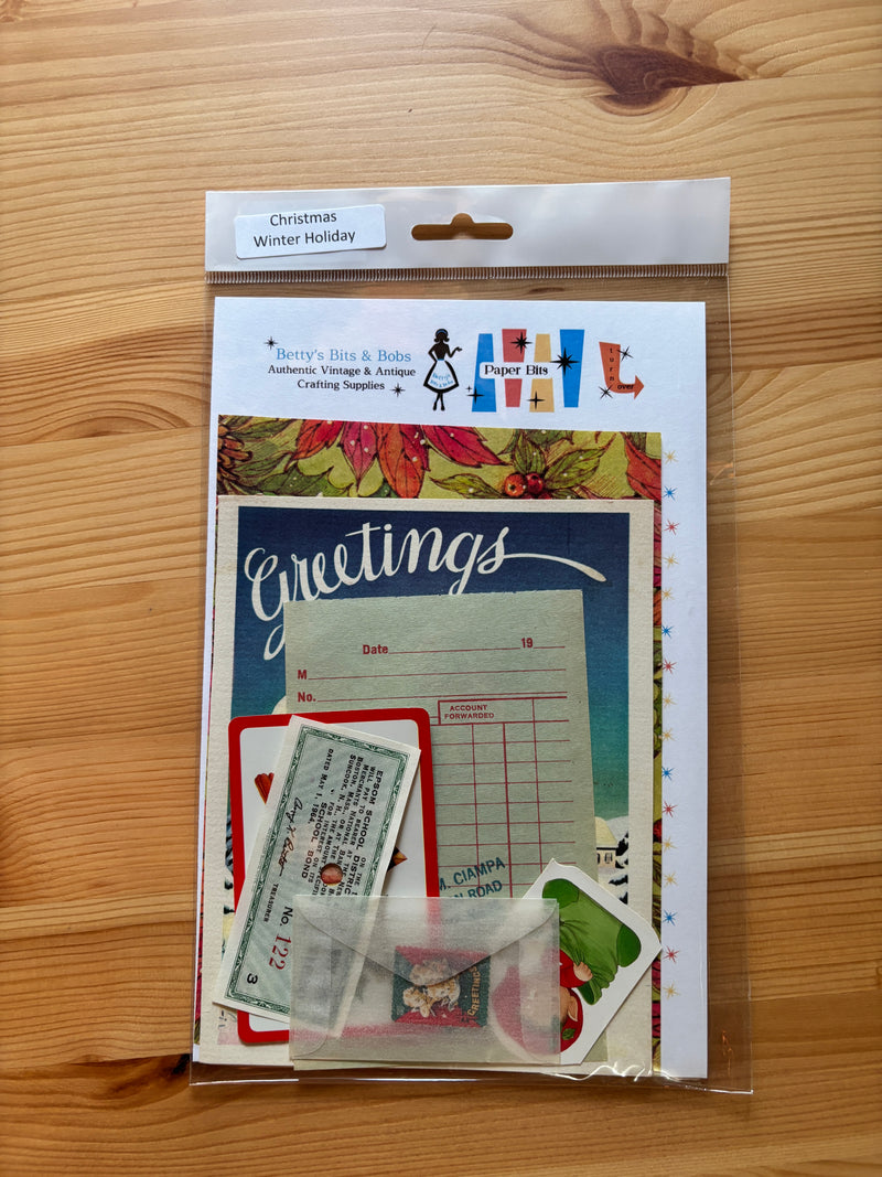 Betty's Bits & Bobs - Paper Bits - Christmas - Small