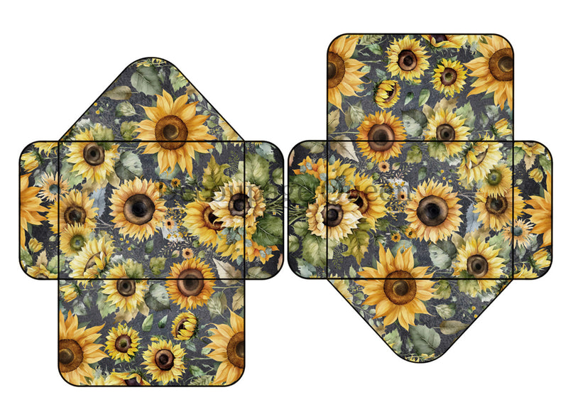 Decoupage Queen - Sunflower Ephemera Journal Pack