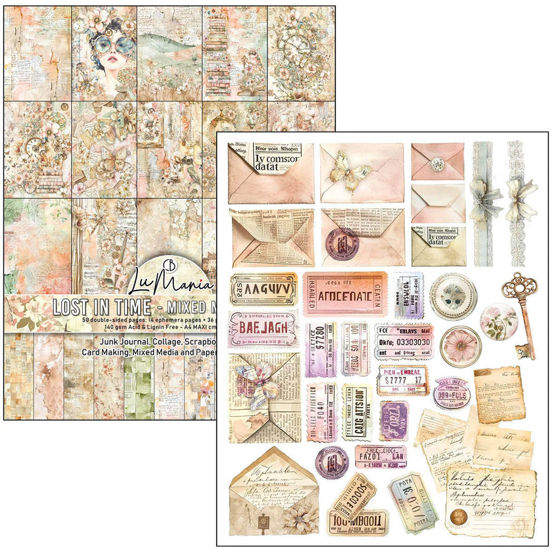 Ciao Bella - Lost in Time - A4 Maxi Mixed Media Book