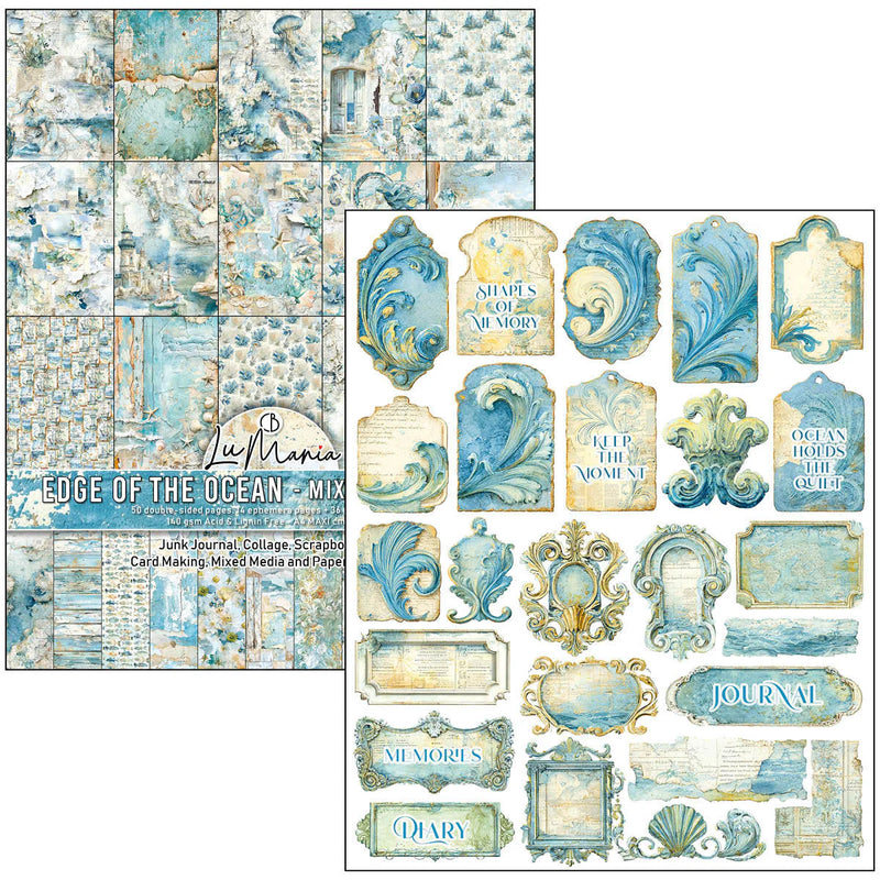 Ciao Bella - Edge of the Ocean - A4 Maxi Mixed Media Book