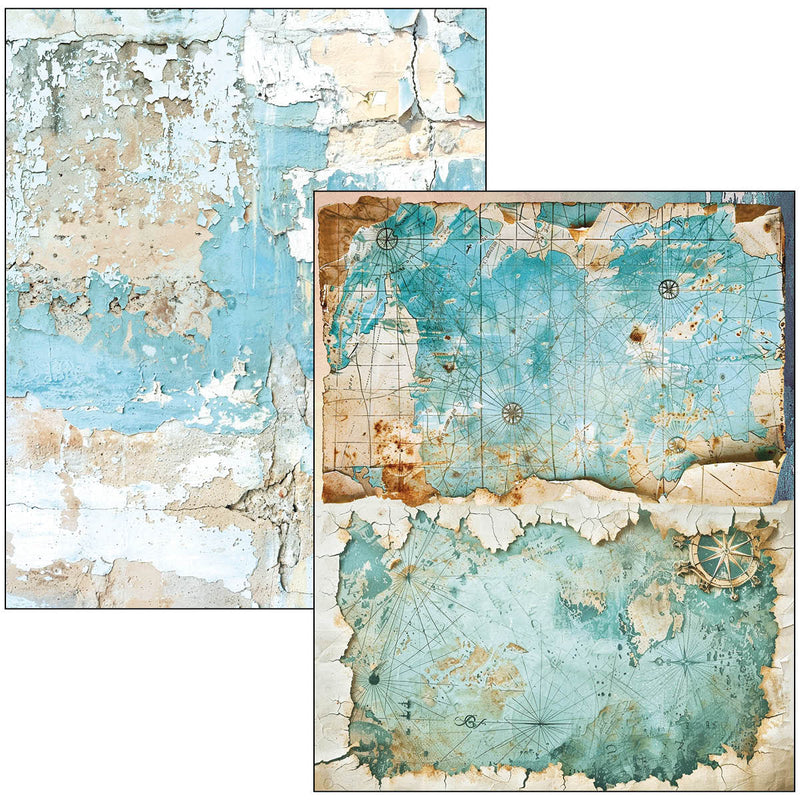 Ciao Bella - Edge of the Ocean - A4 Maxi Mixed Media Book