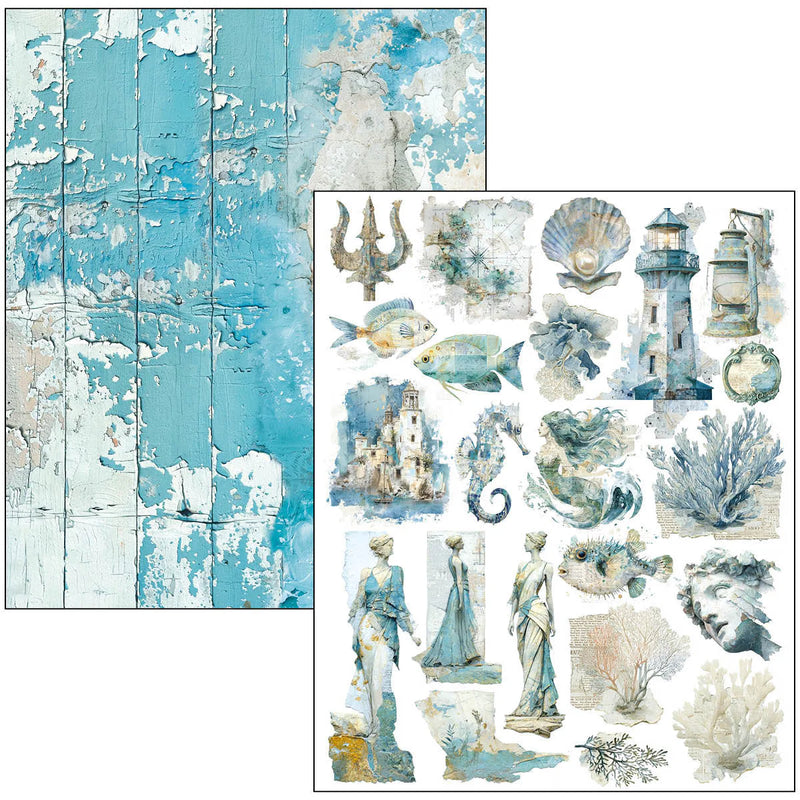 Ciao Bella - Edge of the Ocean - A4 Maxi Mixed Media Book