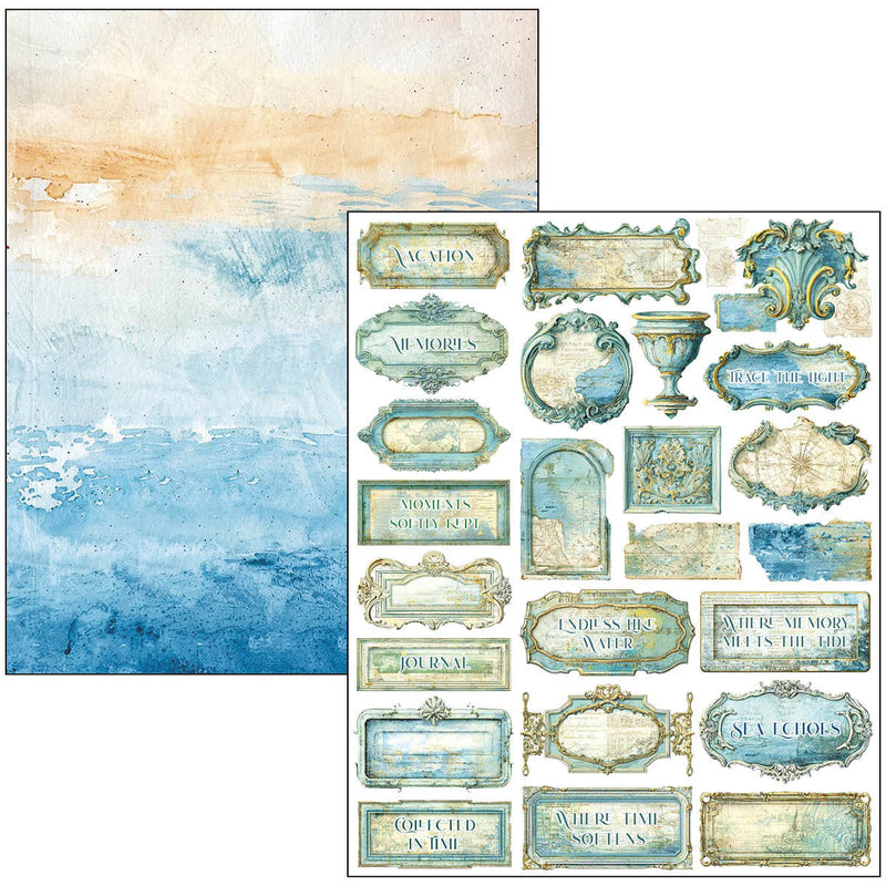 Ciao Bella - Edge of the Ocean - A4 Maxi Mixed Media Book