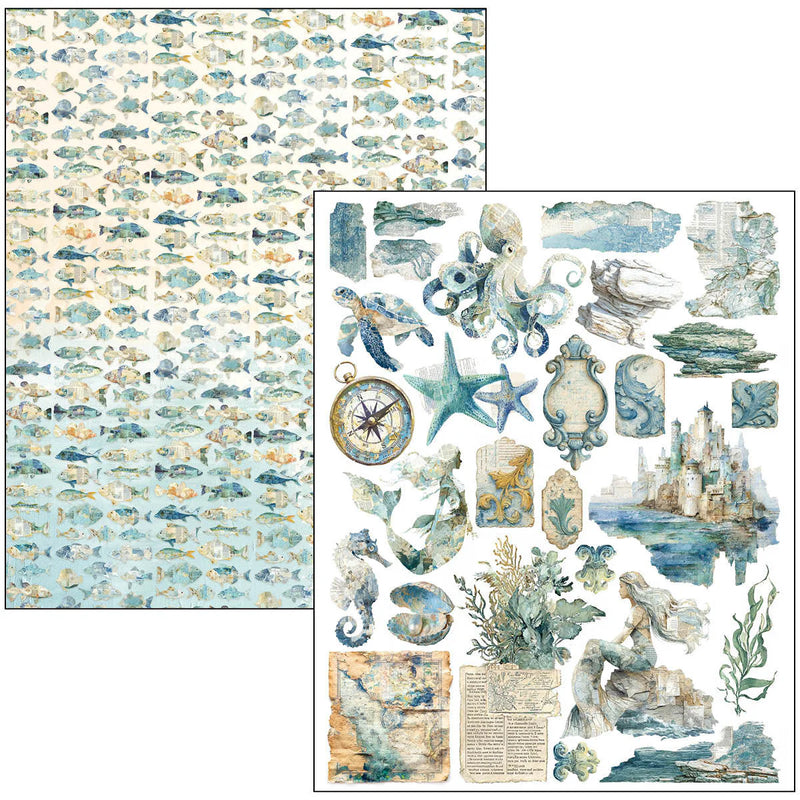 Ciao Bella - Edge of the Ocean - A4 Maxi Mixed Media Book