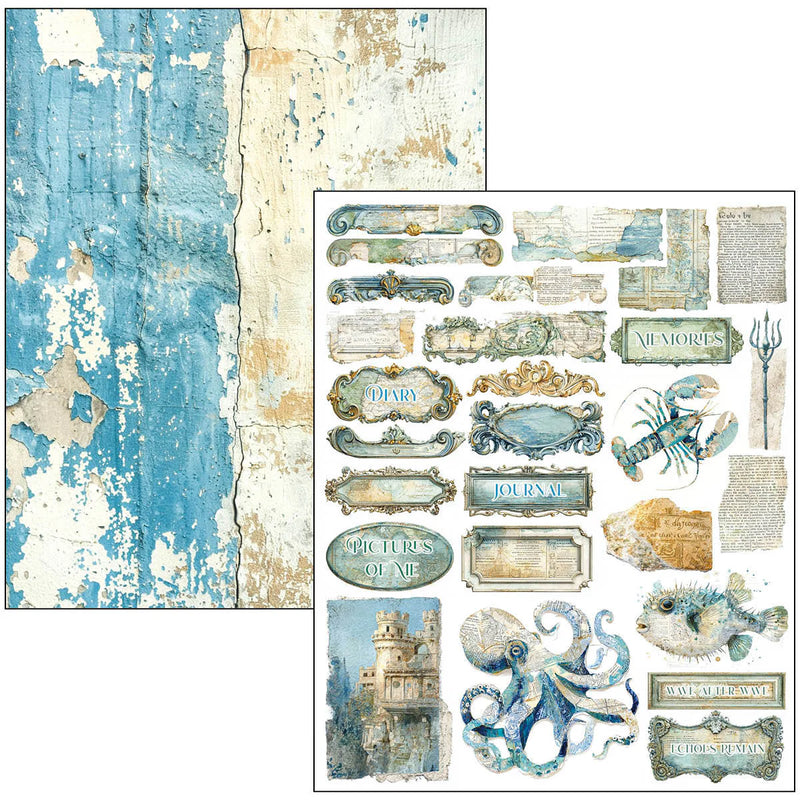 Ciao Bella - Edge of the Ocean - A4 Maxi Mixed Media Book