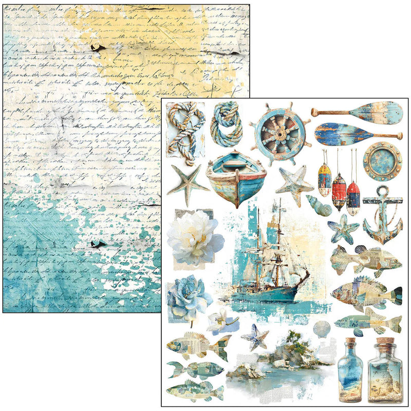 Ciao Bella - Edge of the Ocean - A4 Maxi Mixed Media Book