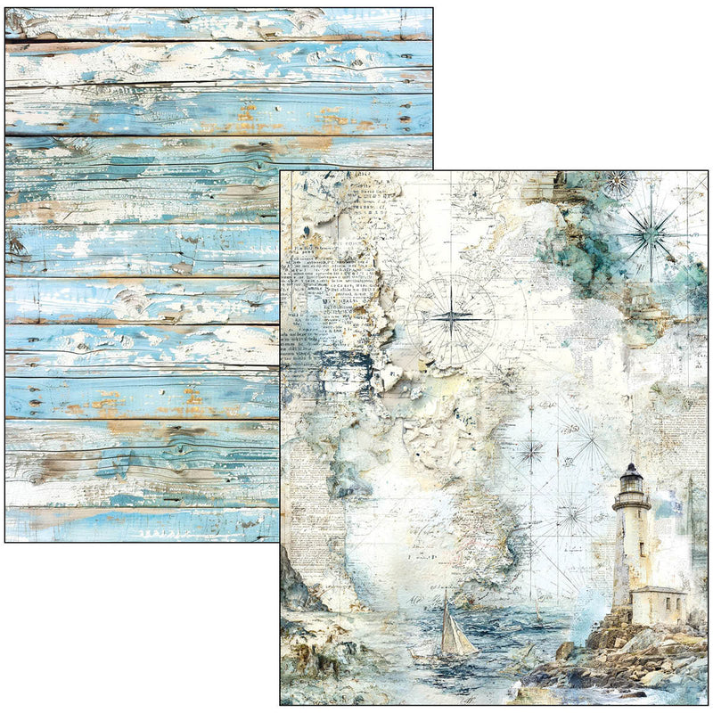 Ciao Bella - Edge of the Ocean - A4 Maxi Mixed Media Book