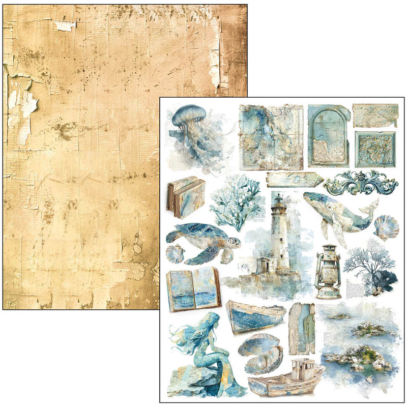 Ciao Bella - Edge of the Ocean - A4 Maxi Mixed Media Book