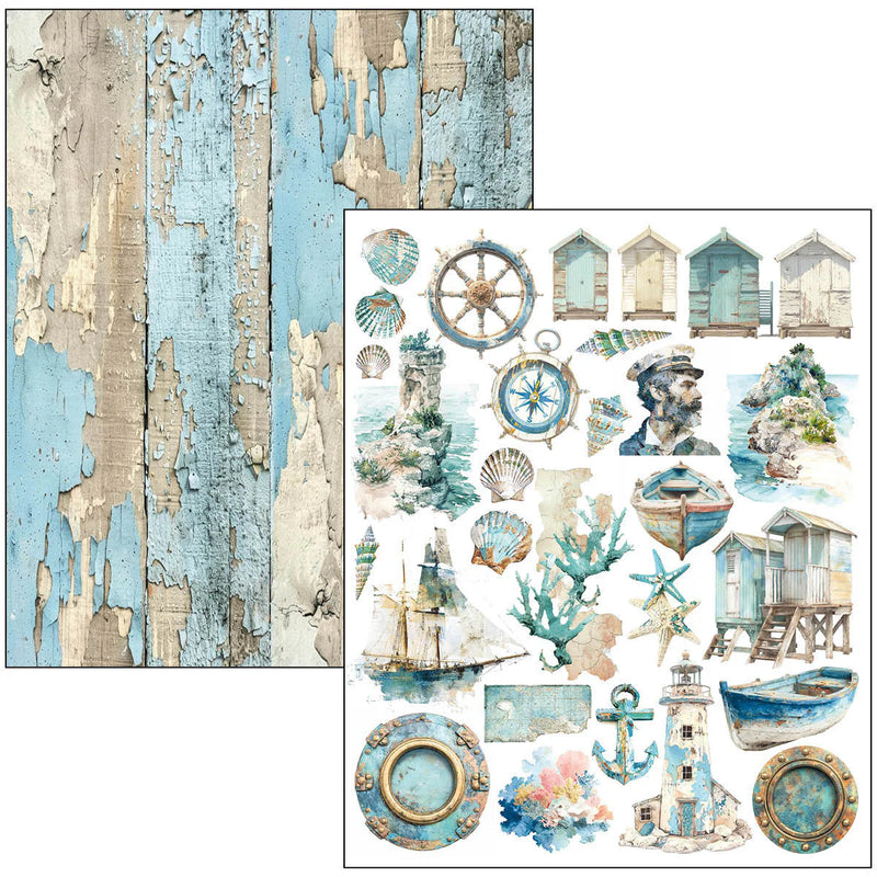 Ciao Bella - Edge of the Ocean - A4 Maxi Mixed Media Book