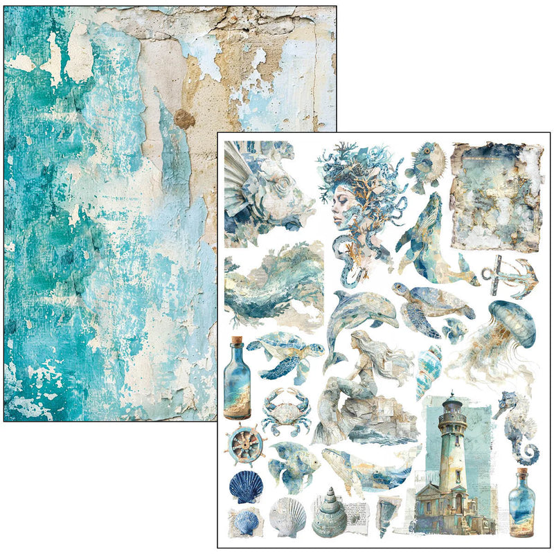 Ciao Bella - Edge of the Ocean - A4 Maxi Mixed Media Book