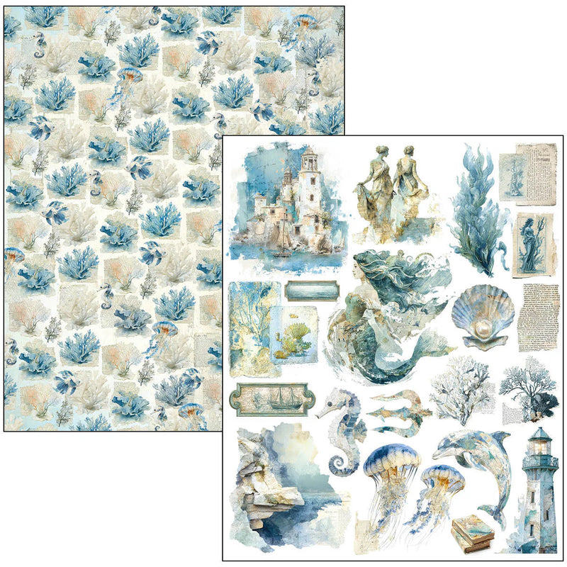 Ciao Bella - Edge of the Ocean - A4 Maxi Mixed Media Book