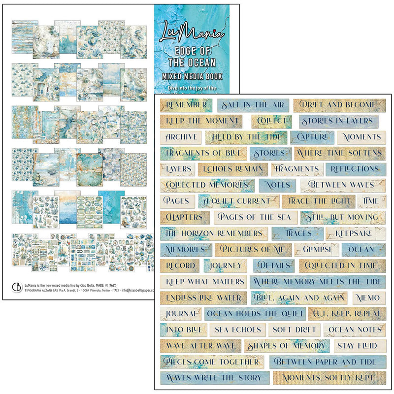 Ciao Bella - Edge of the Ocean - A4 Maxi Mixed Media Book