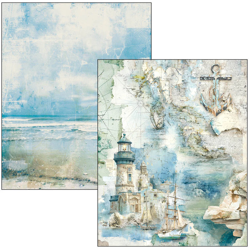 Ciao Bella - Edge of the Ocean - A4 Maxi Mixed Media Book