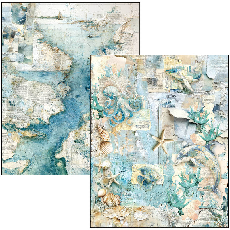 Ciao Bella - Edge of the Ocean - A4 Maxi Mixed Media Book
