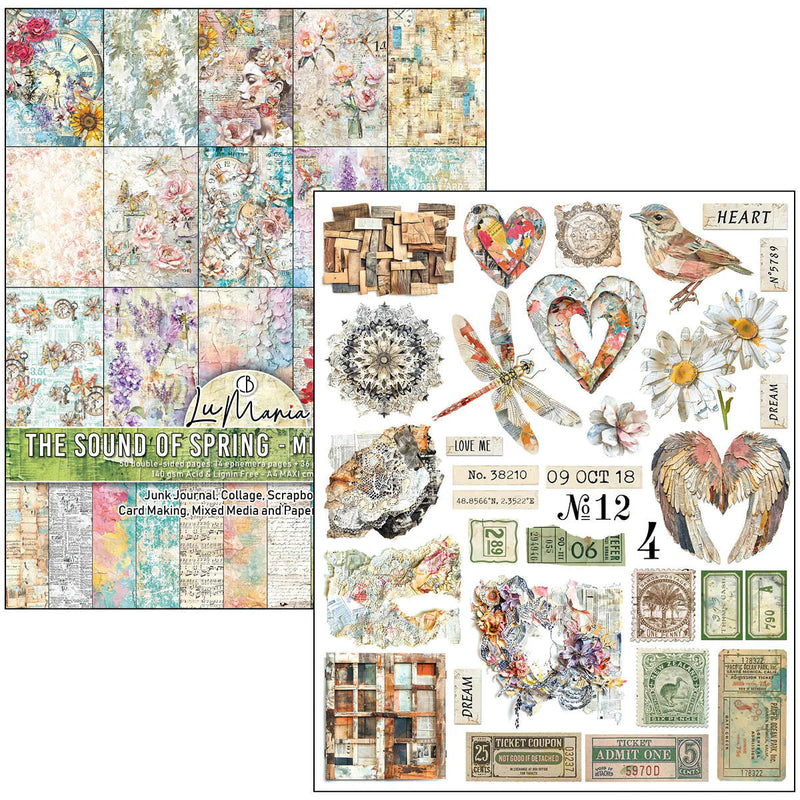 Ciao Bella - The Sound of Spring - A4 Maxi Mixed Media Book